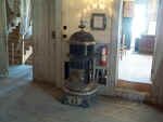 Old wood stove.