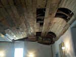 The underside of the balcony.